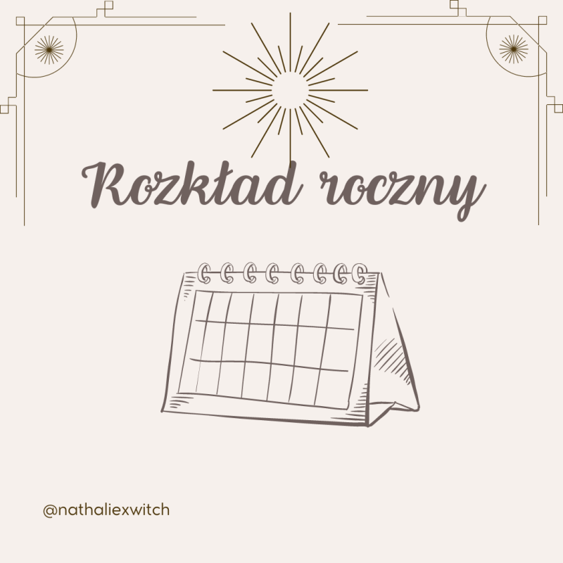 Rozkład roczny